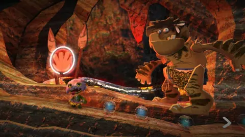 Captura de tela de LittleBigPlanet: Sackboy's Prehistoric Moves (3 de 4)