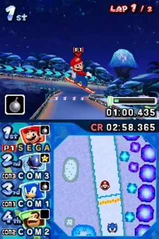 Captura de tela de Mario & Sonic at the Olympic Winter Games (3 de 4)