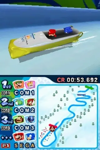 Captura de tela de Mario & Sonic at the Olympic Winter Games (2 de 4)