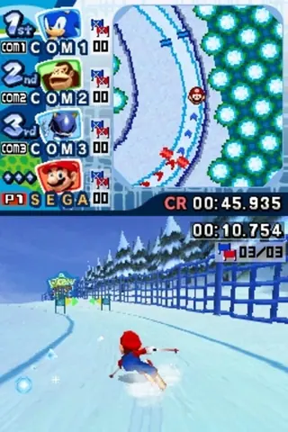 Captura de tela de Mario & Sonic at the Olympic Winter Games (4 de 4)