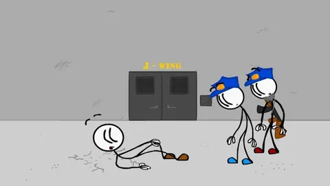 Captura de tela de Henry Stickmin: Escaping the Prison (1 de 2)