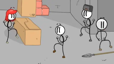 Captura de tela de Henry Stickmin: Fleeing the Complex (2 de 4)