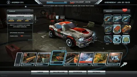 Captura de tela de Death Rally (3 de 4)