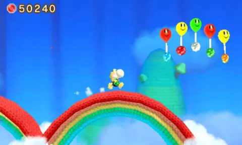 Captura de tela de Poochy & Yoshi's Woolly World (2 de 4)